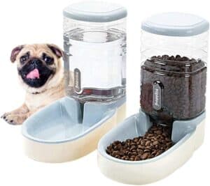 Automatic Dog Feeders and Water Dispenser.